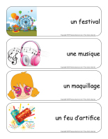 Étiquettes-mots géants-Festivals d'été-1