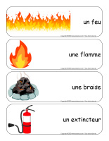 Étiquettes-mots géants-Feu-1