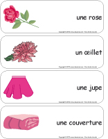 Étiquettes-mots-géants-Février en rose