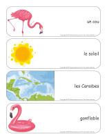 Étiquettes-mots géants-Flamants roses-3