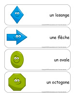 Les formes, activités pour enfants.