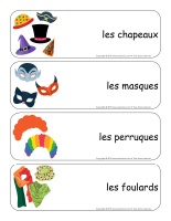 Étiquettes-mots géants-Halloween-costumes Étiquettes-mots géants-Halloween-costumes