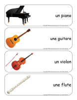 Étiquettes-mots géants-Instruments de musique-1