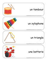 Étiquettes-mots géants-Instruments de musique-2