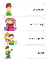 Étiquettes-mots géants-Journée de l'enfant-1 Étiquettes-mots géants-Journée de l'enfant-1
