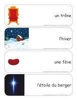 Étiquettes-mots géants-L’Épiphanie-La fête des Rois-2