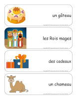 Étiquettes-mots géants-L’Épiphanie-La fête des Rois-3