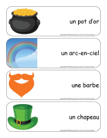 Étiquettes-mots géants-La Saint-Patrick-2