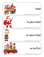 Etiquettes-mots geants-La fete de Noel-1