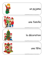 Etiquettes-mots geants-La fete de Noel-2