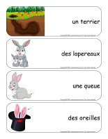 Étiquettes-mots géants-Lapins-1