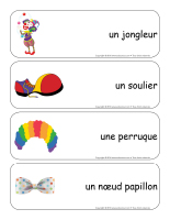 Étiquettes-mots-géants-Les clowns-2