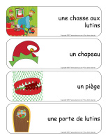 Étiquettes-mots géants-Les lutins 2017-2