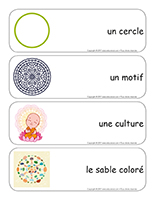 Étiquettes-mots géants-Les mandalas-2 Étiquettes-mots géants-Les mandalas-2