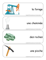 Étiquettes-mots géants-Les mines-2