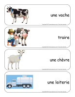 Étiquettes-mots géants-Les produits laitiers-3 Étiquettes-mots géants-Les produits laitiers-3
