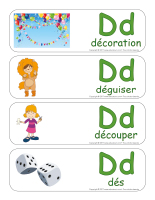 Étiquettes-mots géants-Lettre D-3 Étiquettes-mots géants-Lettre D-3