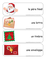 Etiquettes-mots geants-Lettre au pere Noel-1