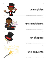 Étiquettes-mots géants-Magie-1