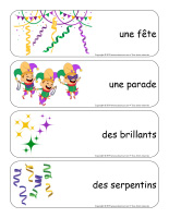 Étiquettes-mots géants-Mardi gras-2