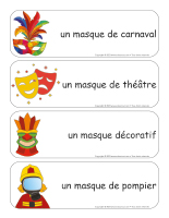 Masque à imprimer : tous nos masques de Carnaval avec Tête à modeler