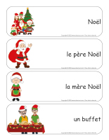 Étiquettes-mots géants-Noël-Fête du réveillon-1