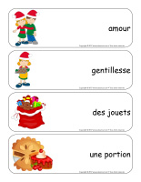 Étiquettes-mots géants-Noël-Le partage-2