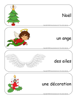 Étiquettes-mots géants-Noel-Les anges-1