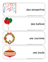 Étiquettes-mots géants-Noël-Les décorations-2