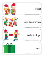 Étiquettes-mots géants-Noël-Les décorations-3