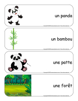 Étiquettes-mots géants-Pandas-1