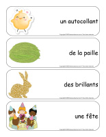 9 pièces/set Pâques Imprimé Lapin Autocollant De Fenêtre , Dessin