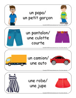 Etiquettes-mots geants-Petit ou grand-1