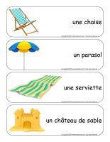 Étiquettes-mots géants-Plage-1