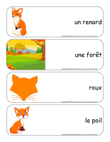 Étiquettes-mots géants-Renards-1