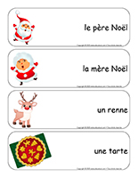 Étiquettes-mots géants-Royaume du père Noël-1