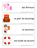 Étiquettes-mots géants-Sécurité estivale-1