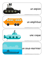 Étiquettes-mots géants-Sous-marins-2