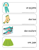 Étiquettes-mots géants-Vêtements-2