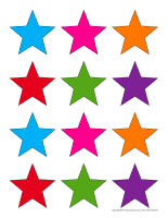Étoiles de couleur