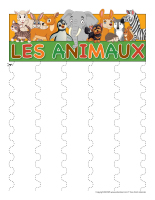 Exercice de decoupage-Animaux