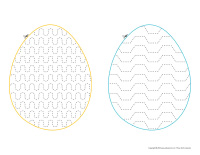 Exercice de découpage-Pâques