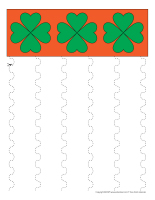Exercice de découpage-Saint-Patrick