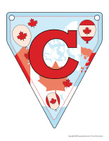 Fanions-Fete du Canada
