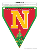 Fanions Noel 2025
