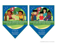Fanions-Semaine des services educatifs en CPE et en milieu familial 2026