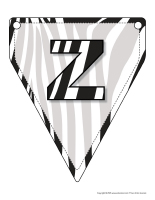 Fanions-Zebres