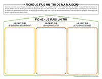 Fiche-Je fais un tri de ma maison