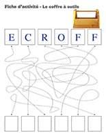 Fiche d'activité-Le coffre à outils