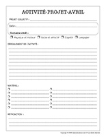 Fiche de planification-Activité-projet-avril